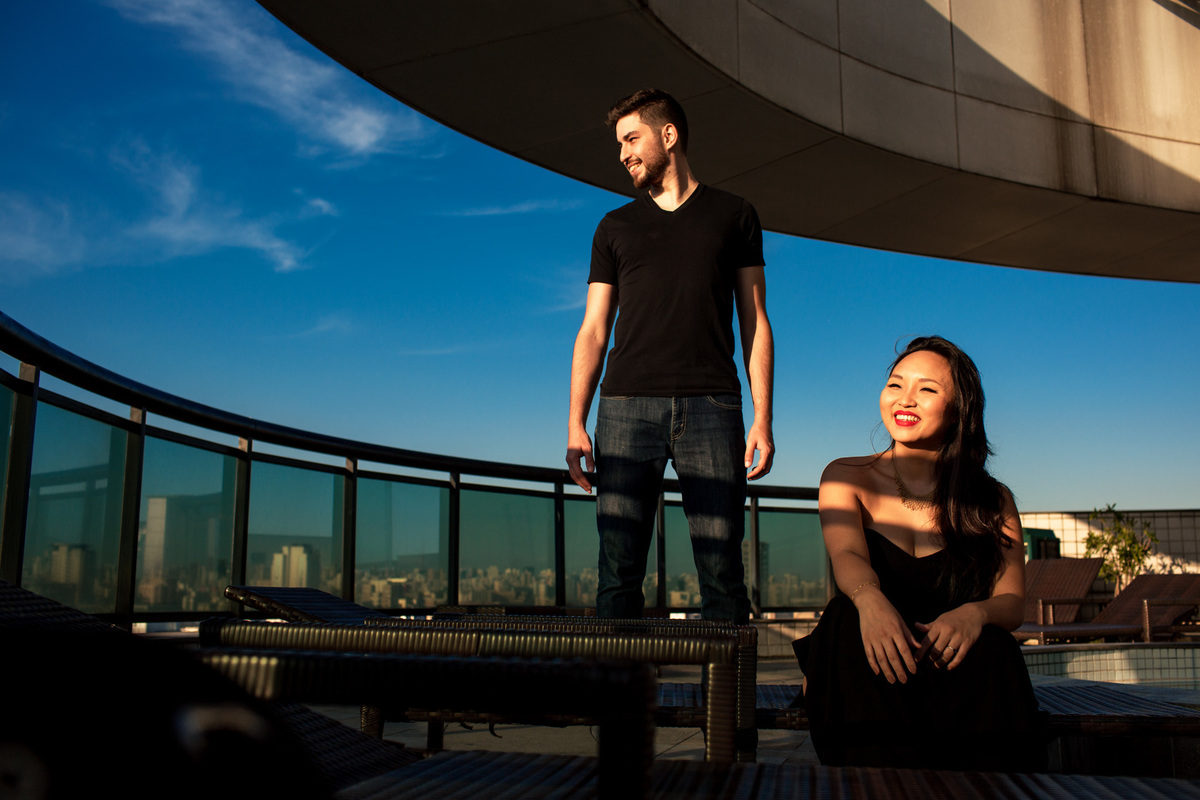 Hotel Blue Tree Premium Faria Lima - Ensaio de Casal Pré Wedding - Naomi e Gabriel