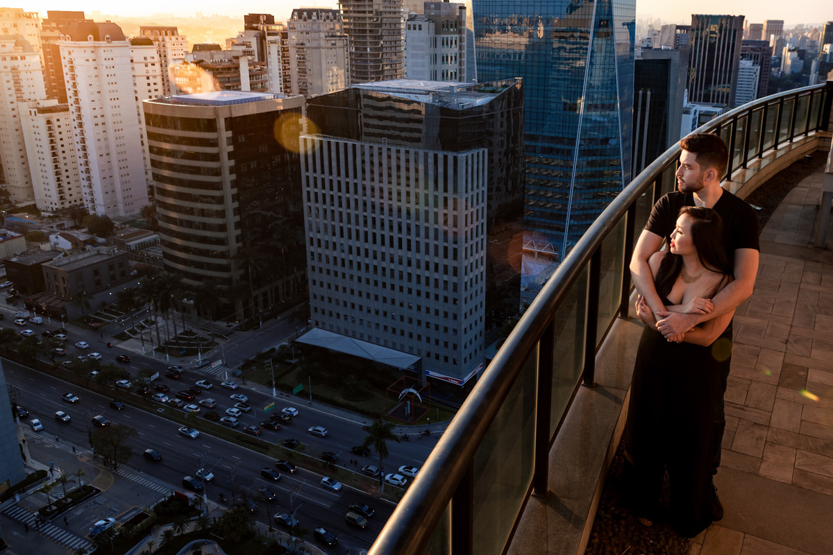 Hotel Blue Tree Premium Faria Lima - Ensaio de Casal Pré Wedding - Naomi e Gabriel