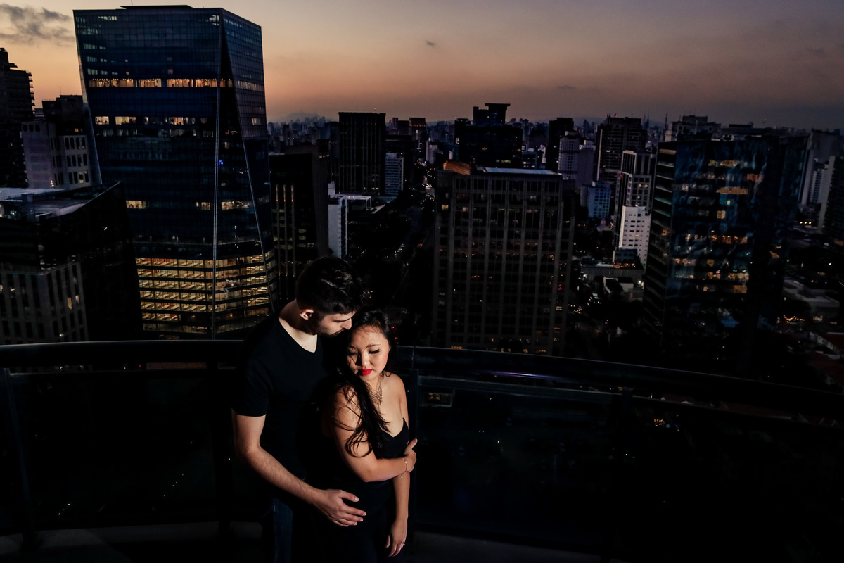 Hotel Blue Tree Premium Faria Lima - Ensaio de Casal Pré Wedding - Naomi e Gabriel