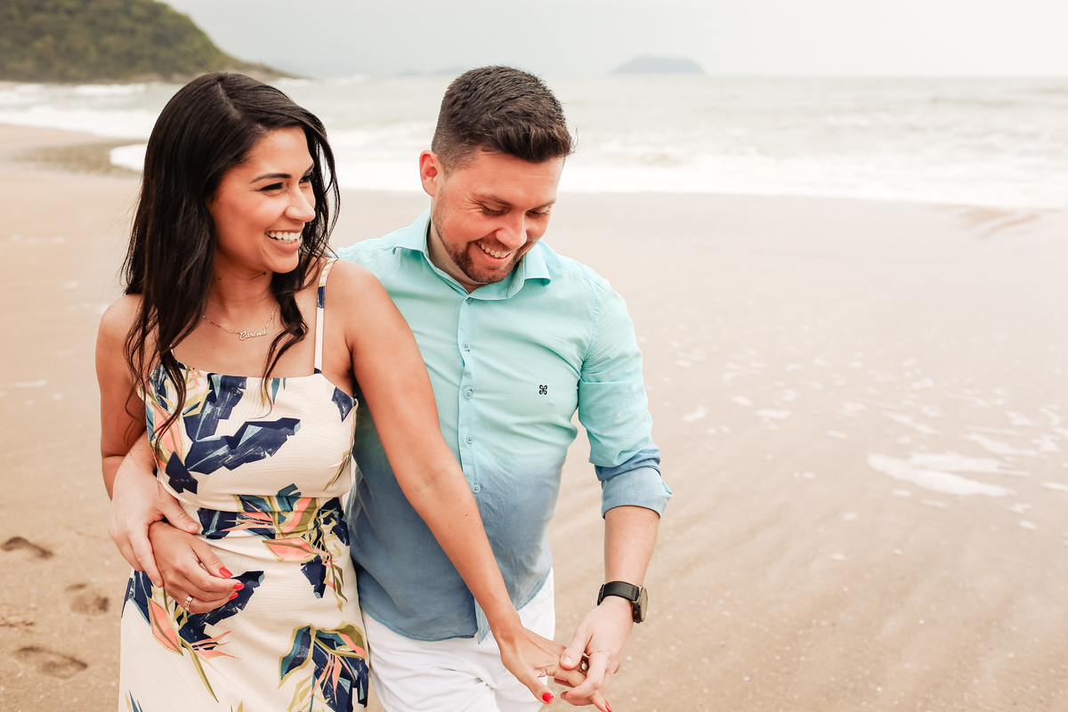 ensaio pre wedding em São Sebastião na Praia da Juréia SP
