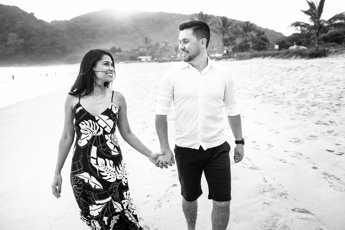 ensaio pre wedding em São Sebastião na Praia da Juréia SP