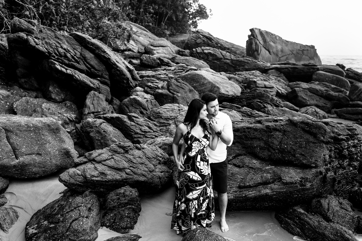 ensaio pre wedding em São Sebastião na Praia da Juréia SP