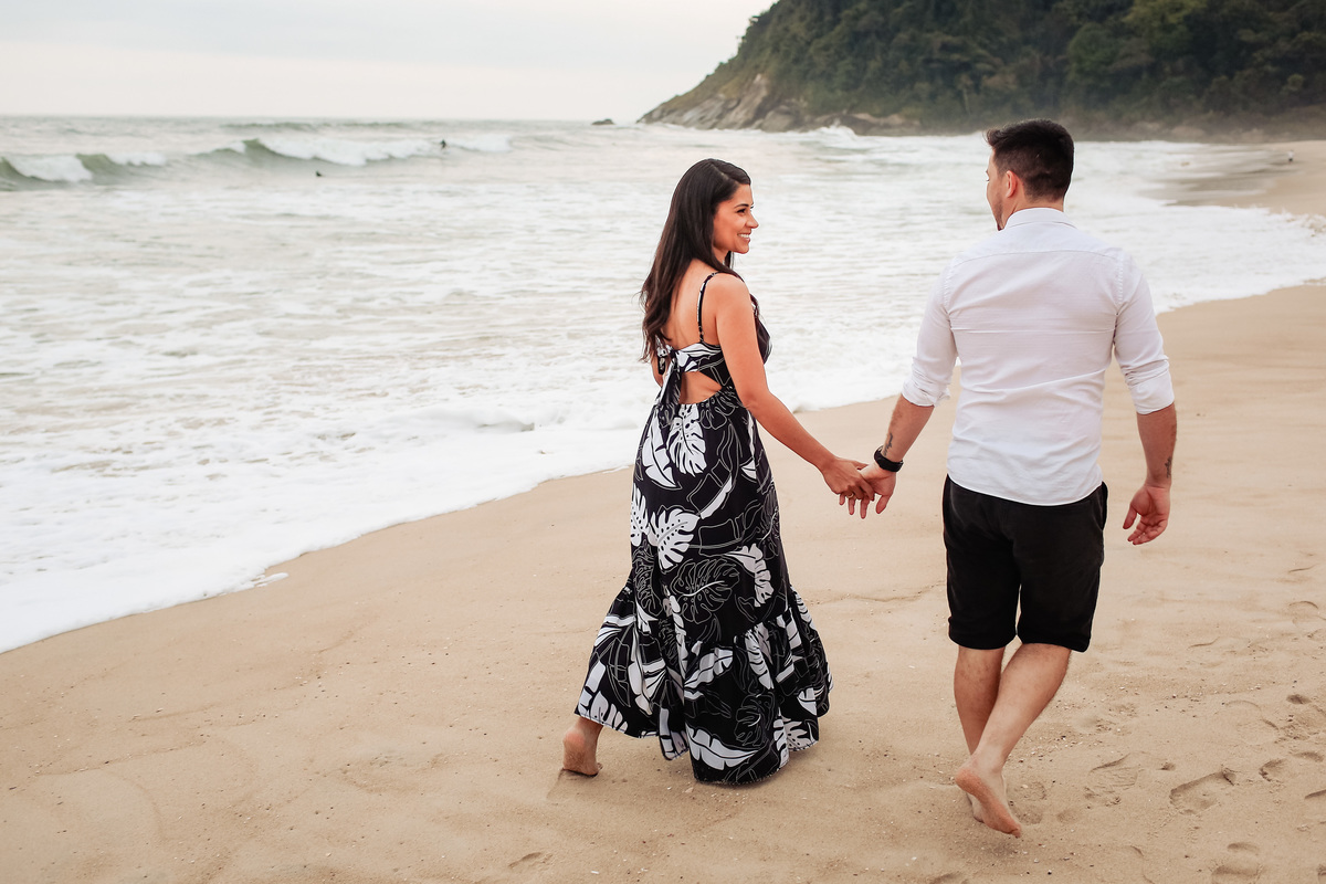 ensaio pre wedding em São Sebastião na Praia da Juréia SP