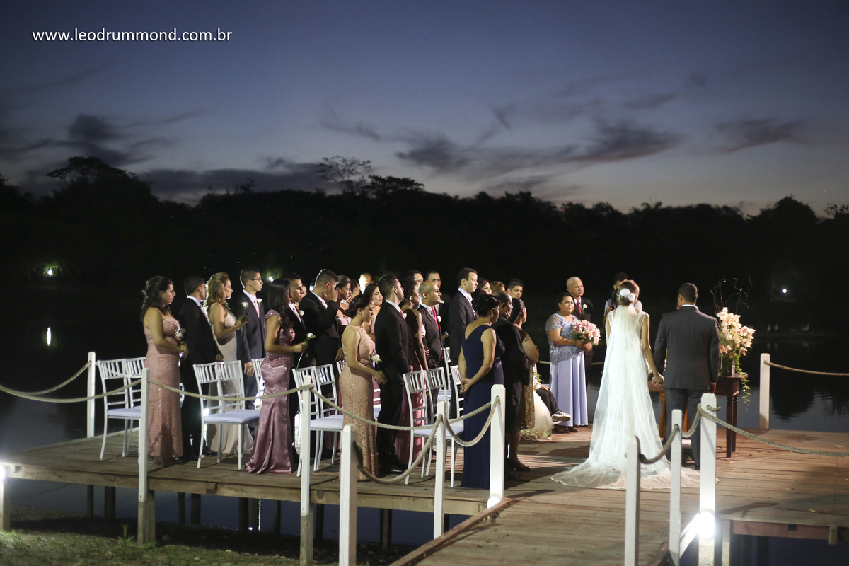 casamento no pier, casamento ao entardecer