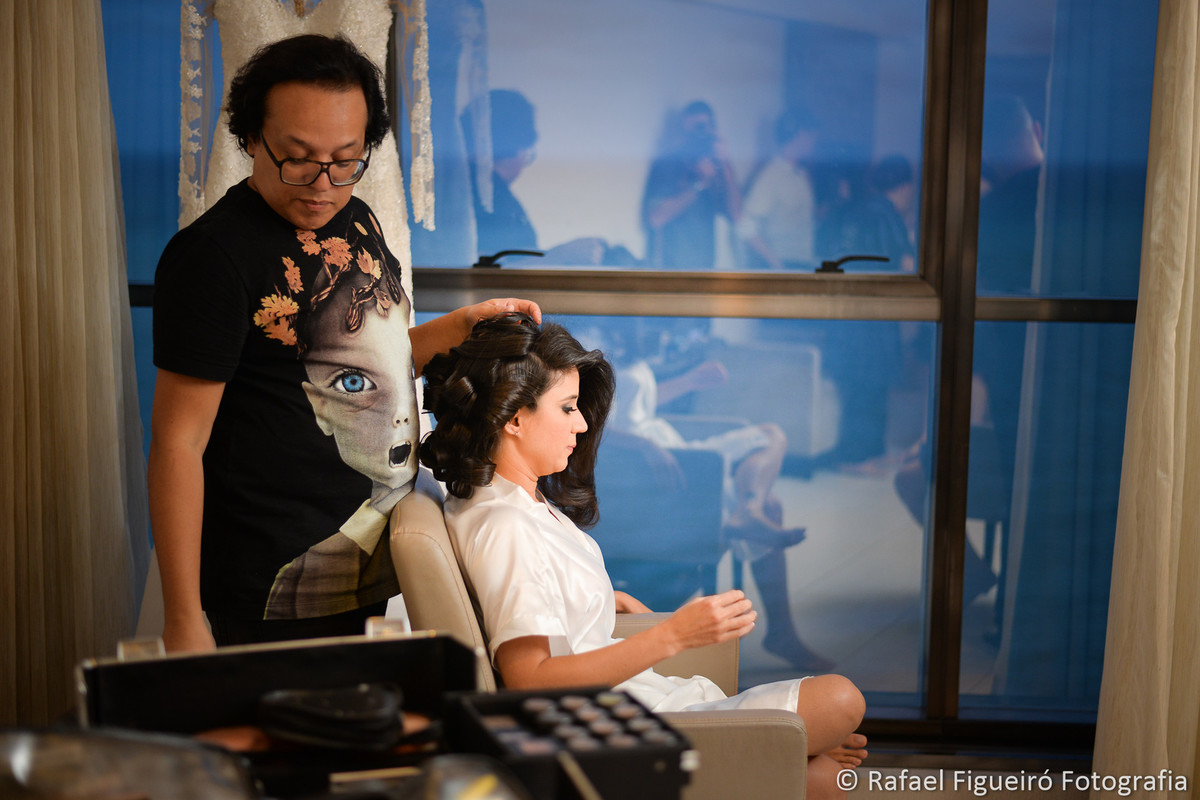 Making of da noiva fotografado por Rafael Figueiró em Recife Pernambuco