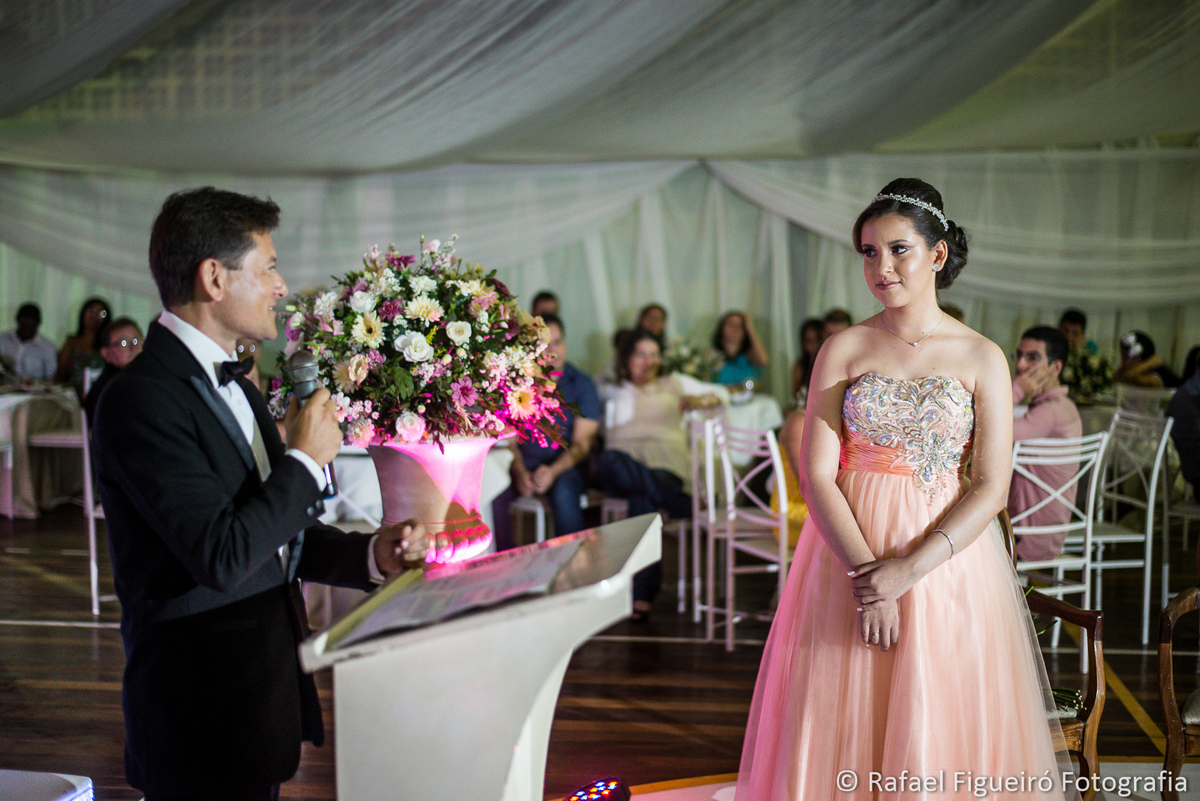 pai homenagem falando para filha 15 anos sarah debutante macaparana
