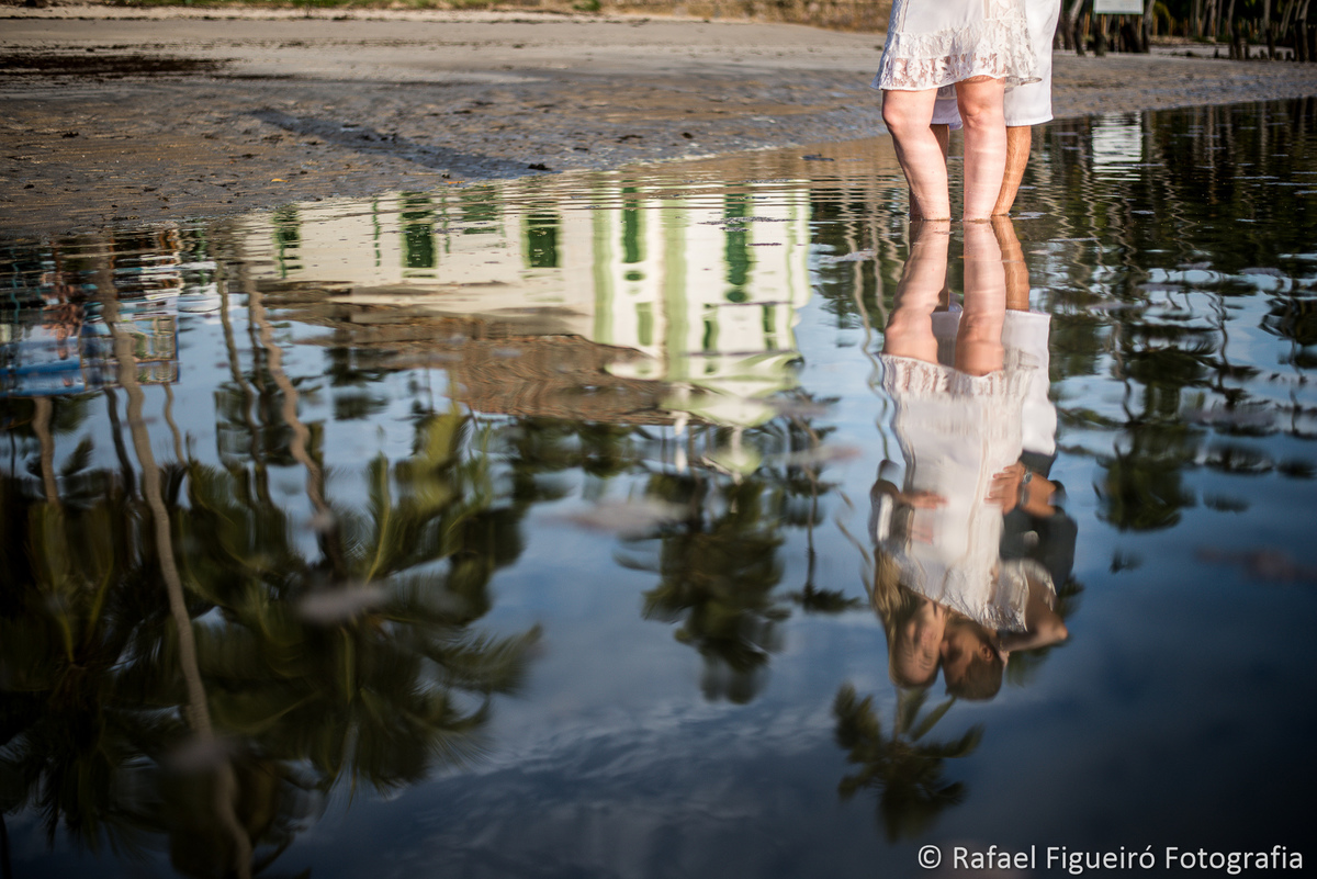 casal reflexo agua igreja sao benedito carneiros