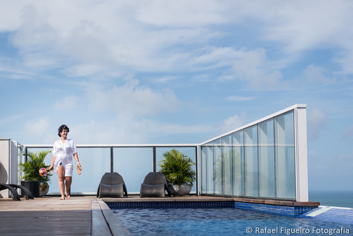 noiva deck piscina ceu mar nuvens hotel tryp paiva barra de jangada