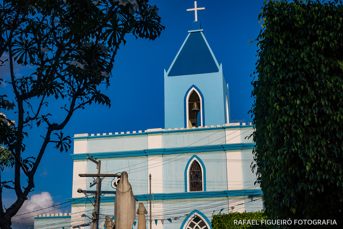 Igreja azul matriz macaparana-pe