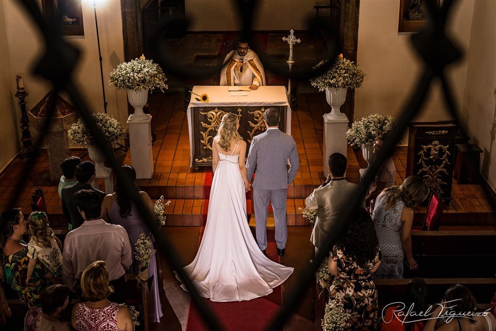 casamento igreja nossa senhora de boa viagem melhor fotógrafo de casamento recife rafael figueiró cerimônia religiosa caravaggio