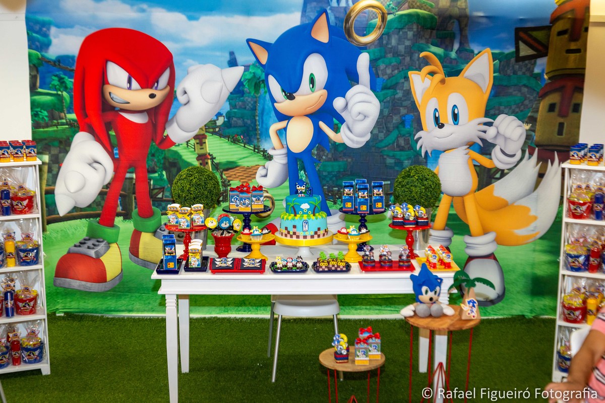 festa infantil sonic game box shopping tacaruna fotografo de festa infantil kids alegria aniversario salao decorado 