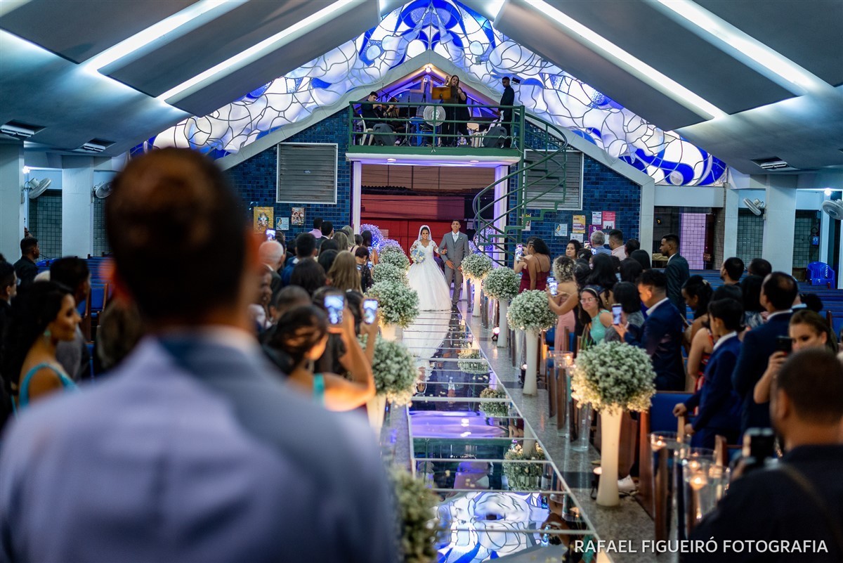 Casamento Igreja Nossa Senhora de Fátima Boa Viagem Duda e Lucas Milet Rafael Figueiró Fotografia fotógrafo