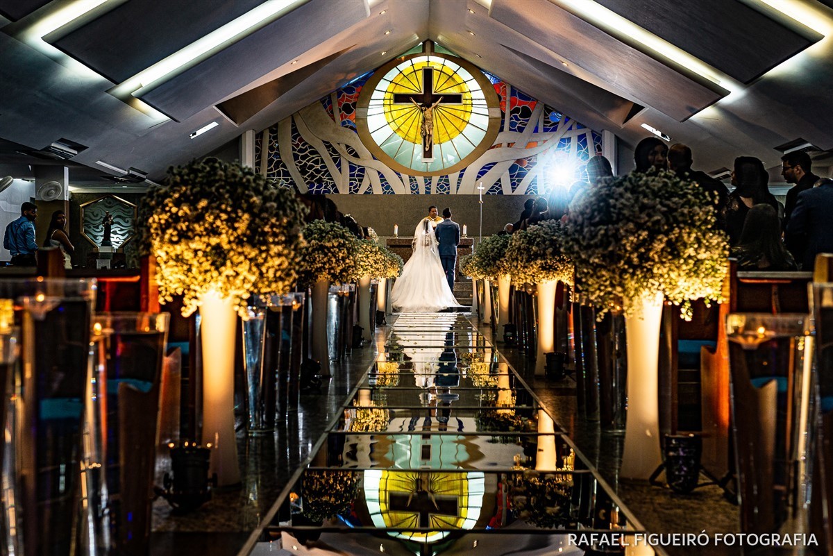 Casamento Igreja Nossa Senhora de Fátima Boa Viagem Duda e Lucas Milet Rafael Figueiró Fotografia fotógrafo