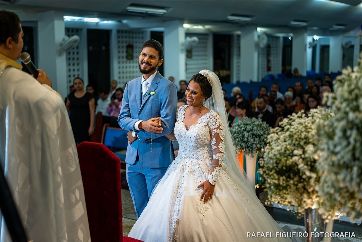 Casamento Igreja Nossa Senhora de Fátima Boa Viagem Duda e Lucas Milet Rafael Figueiró Fotografia fotógrafo