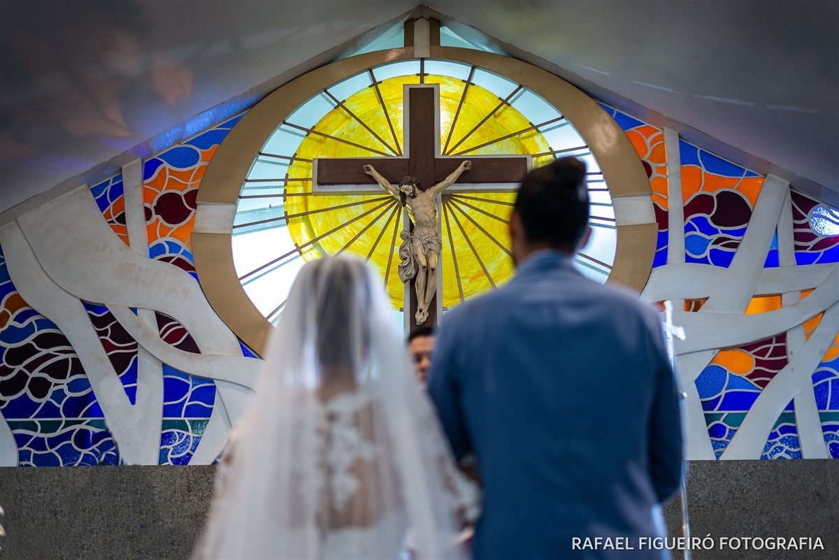 Casamento Igreja Nossa Senhora de Fátima Boa Viagem Duda e Lucas Milet Rafael Figueiró Fotografia fotógrafo