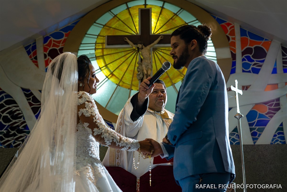Casamento Igreja Nossa Senhora de Fátima Boa Viagem Duda e Lucas Milet Rafael Figueiró Fotografia fotógrafo