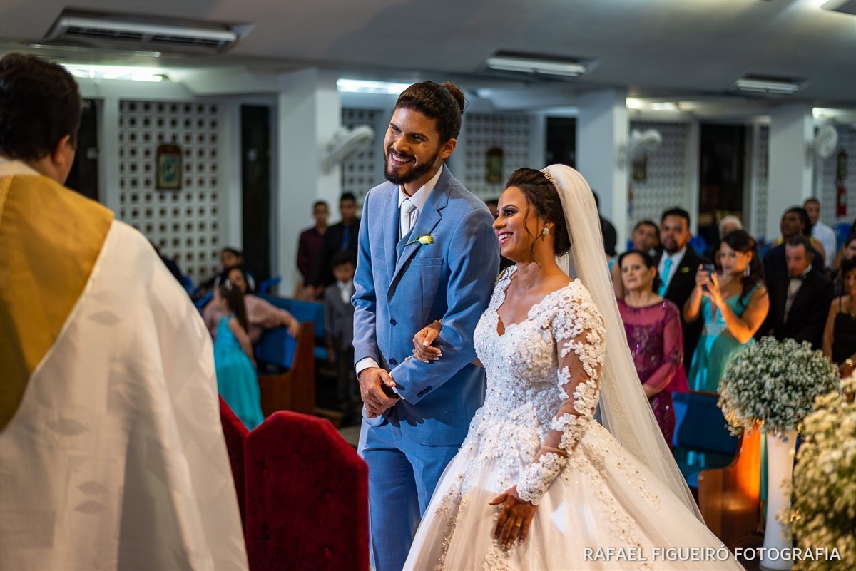 Casamento Igreja Nossa Senhora de Fátima Boa Viagem Duda e Lucas Milet Rafael Figueiró Fotografia fotógrafo