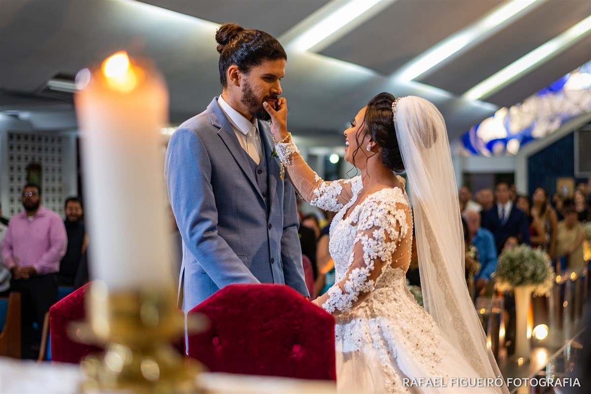 Casamento Igreja Nossa Senhora de Fátima Boa Viagem Duda e Lucas Milet Rafael Figueiró Fotografia fotógrafo