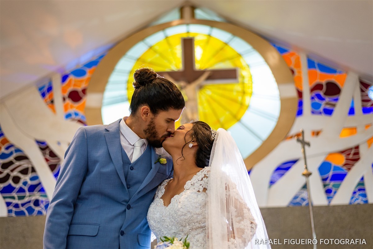 Casamento Igreja Nossa Senhora de Fátima Boa Viagem Duda e Lucas Milet Rafael Figueiró Fotografia fotógrafo