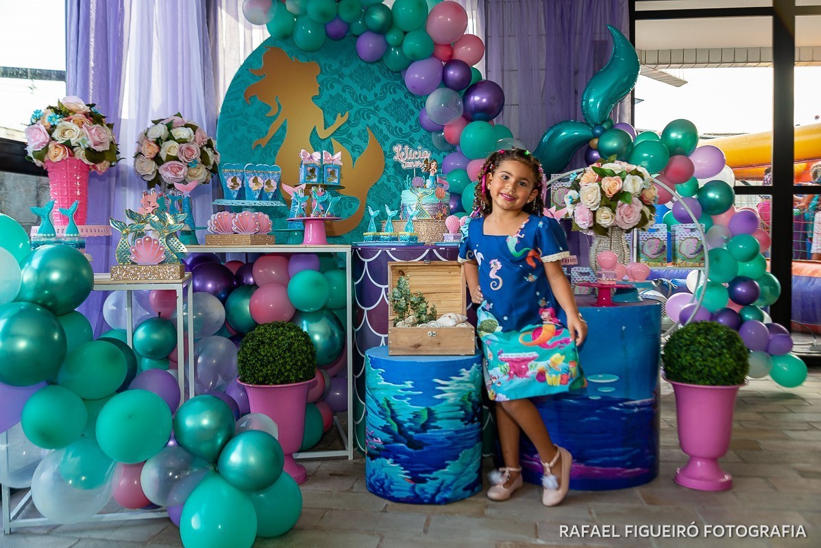 festa infantil sereia leticia 5 anos pula pula inflavel fotografo festa kids recife olinda pernambuco rafael figueiro fotografia