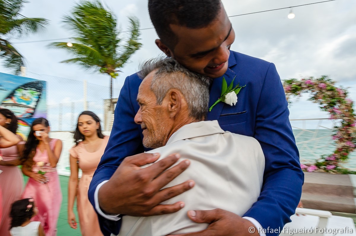 Casamento do casal Wewellyn e Jamerson, realizado  na Casa da Ilha, na Ilha de Itamaracá-PE