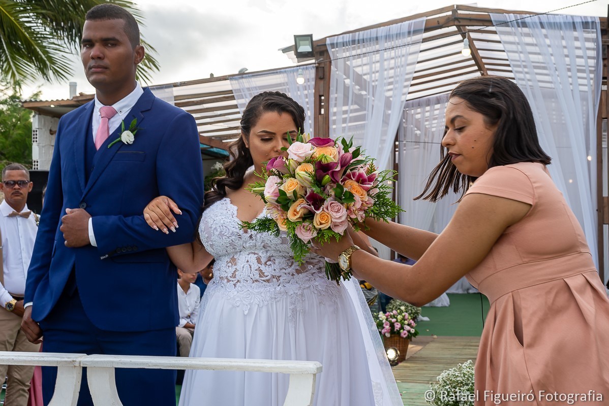 Casamento do casal Wewellyn e Jamerson, realizado  na Casa da Ilha, na Ilha de Itamaracá-PE