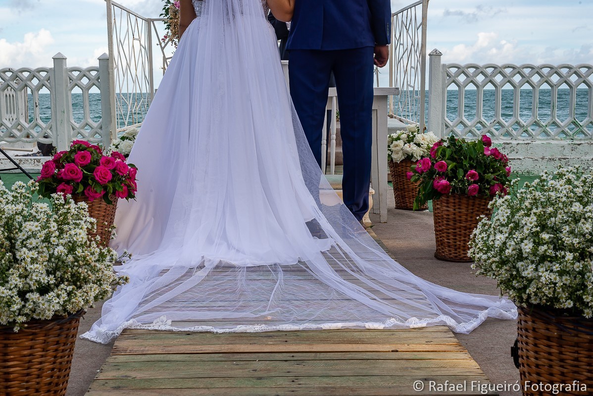 Casamento do casal Wewellyn e Jamerson, realizado  na Casa da Ilha, na Ilha de Itamaracá-PE