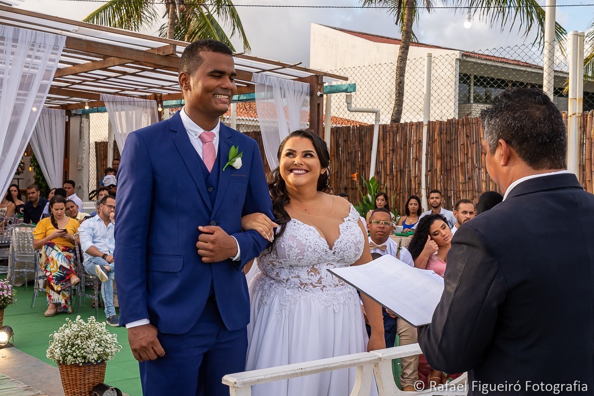 Casamento do casal Wewellyn e Jamerson, realizado  na Casa da Ilha, na Ilha de Itamaracá-PE
