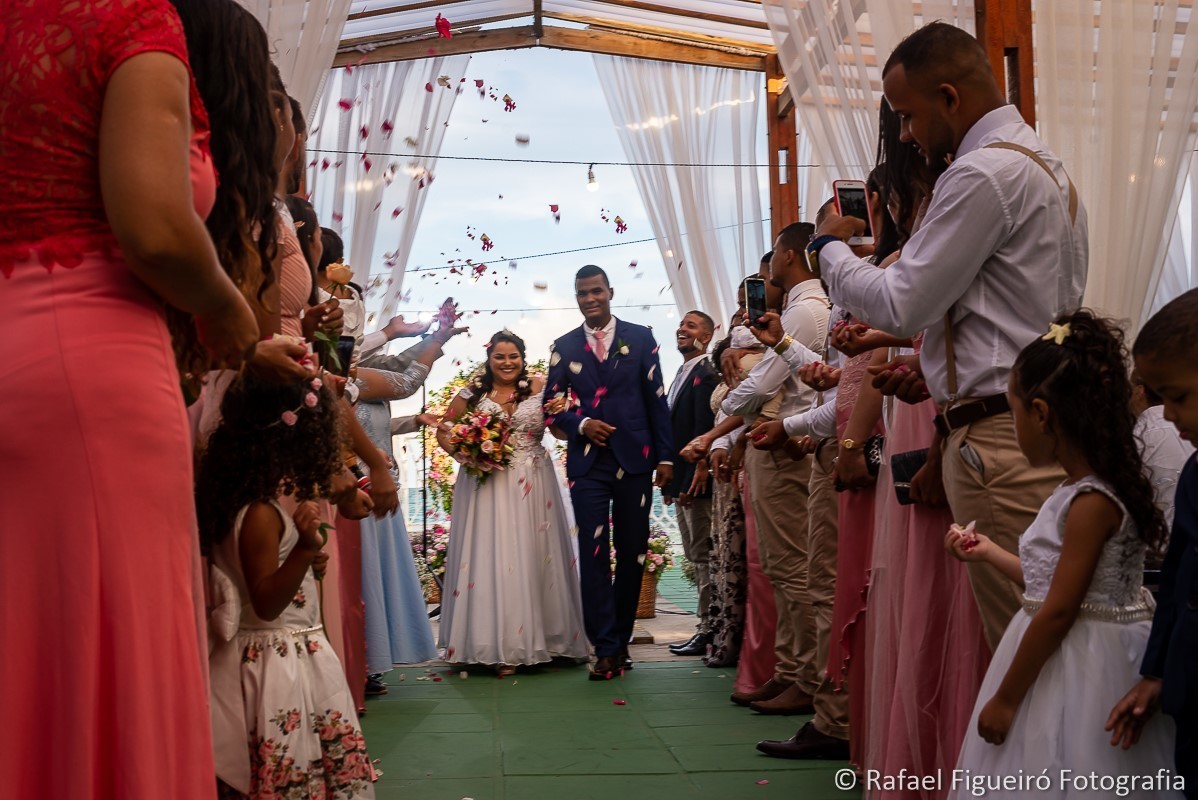 Casamento do casal Wewellyn e Jamerson, realizado  na Casa da Ilha, na Ilha de Itamaracá-PE