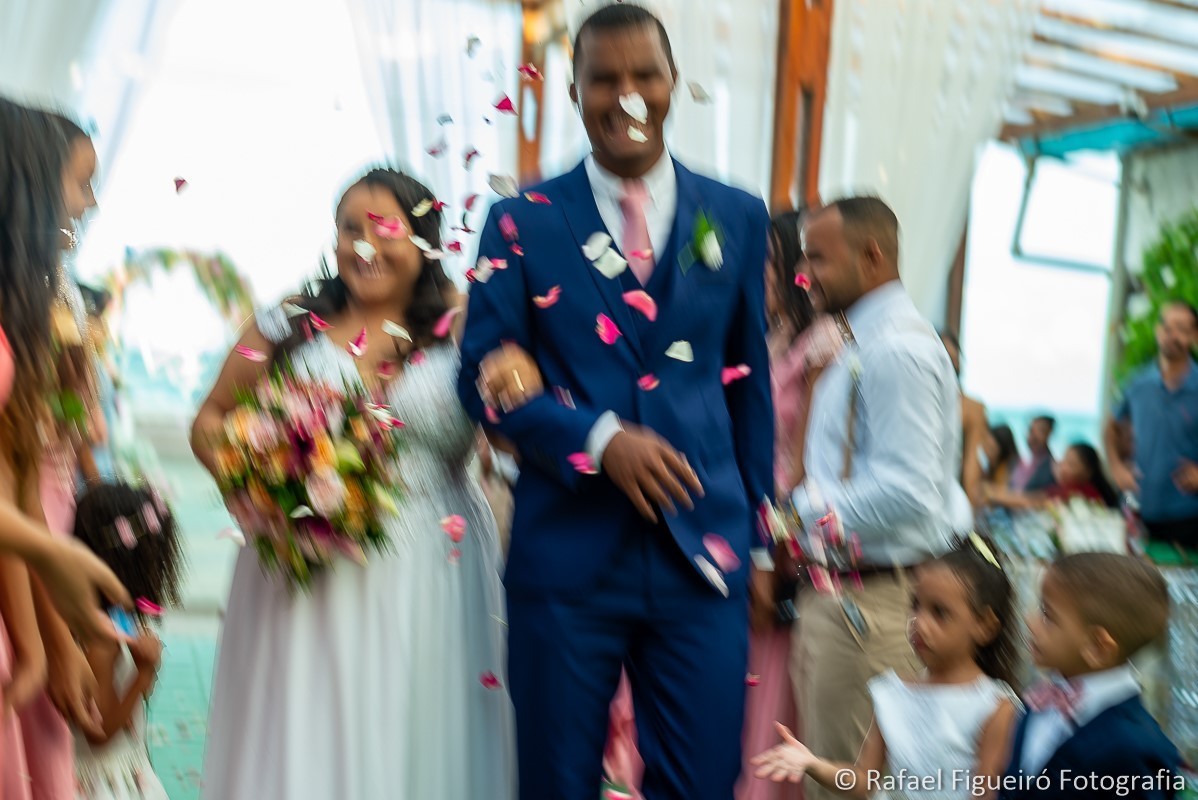 Casamento do casal Wewellyn e Jamerson, realizado  na Casa da Ilha, na Ilha de Itamaracá-PE