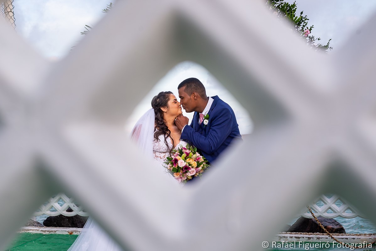 Casamento do casal Wewellyn e Jamerson, realizado  na Casa da Ilha, na Ilha de Itamaracá-PE