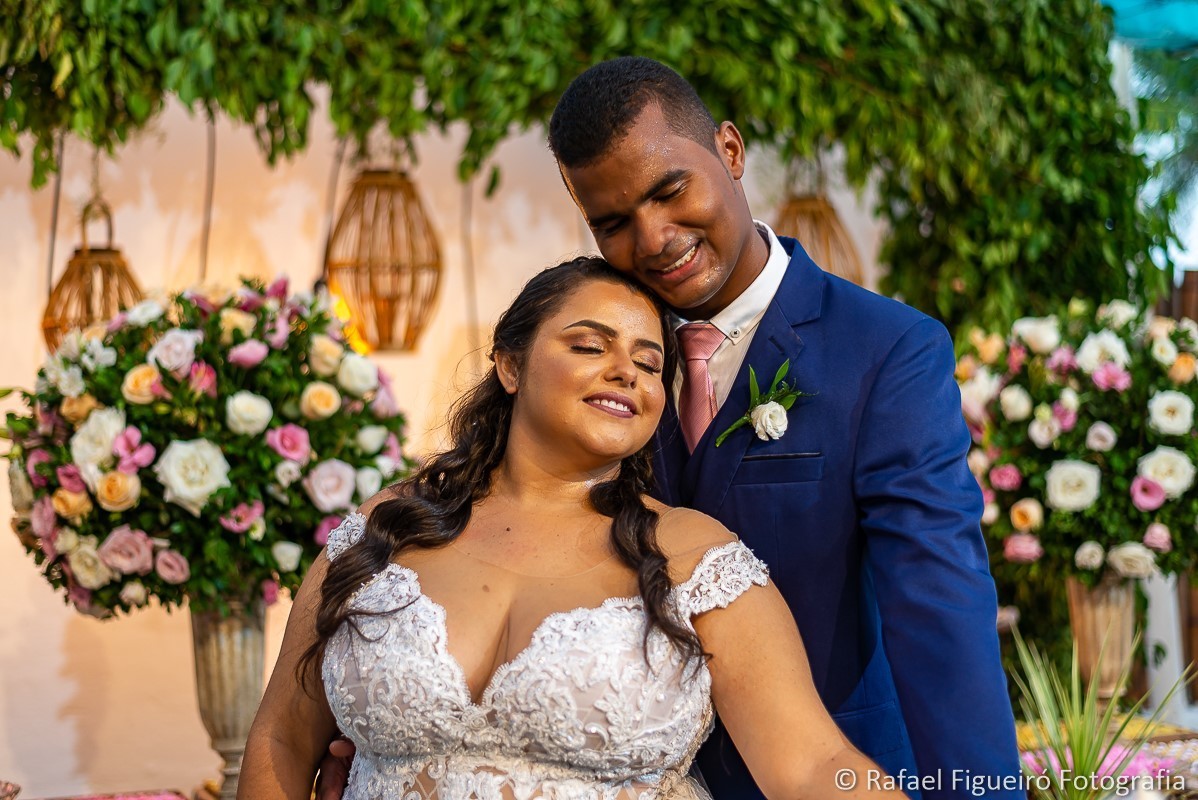 Casamento do casal Wewellyn e Jamerson, realizado  na Casa da Ilha, na Ilha de Itamaracá-PE