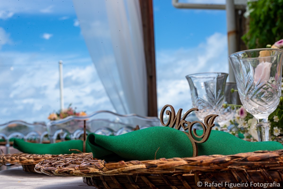 Casamento do casal Wewellyn e Jamerson, realizado  na Casa da Ilha, na Ilha de Itamaracá-PE