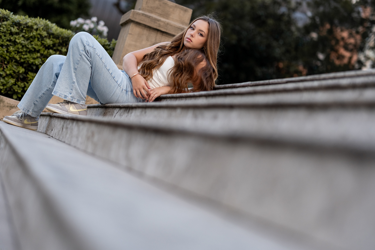 Ensaio casual de 15 anos, calça jeans, Castelo do Batel Curitiba