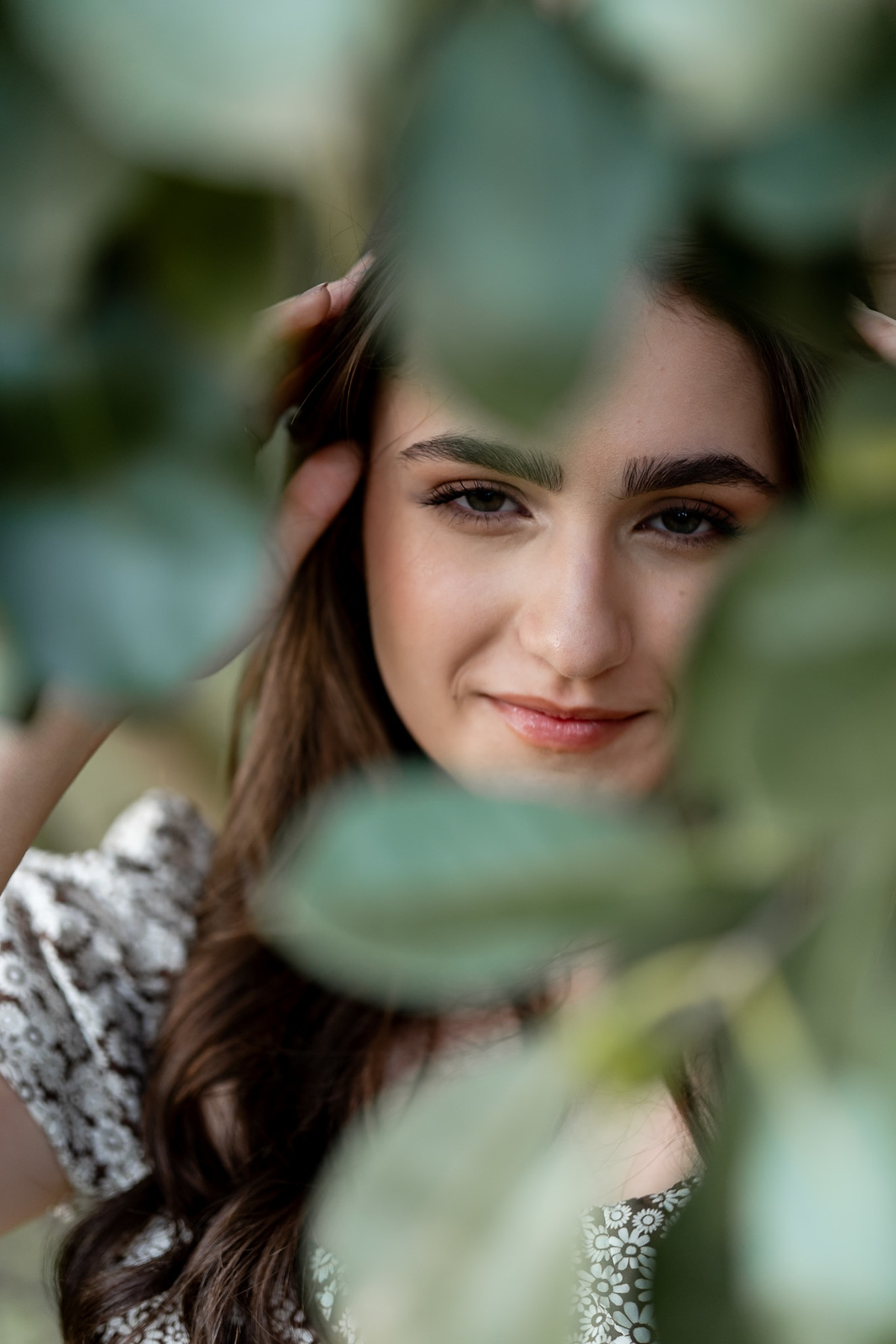 Debutante Rayssa no campo de lavanda do Lavandário dos Sonhos, São Luís do Purunã