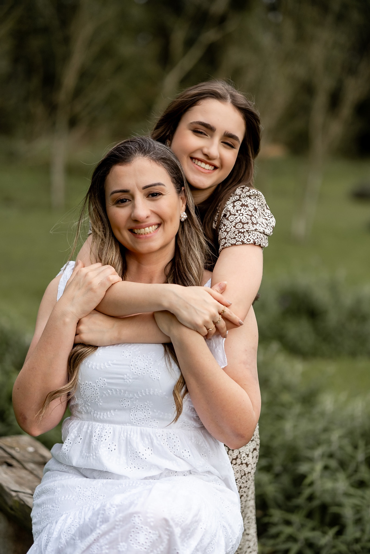 Debutante Rayssa no campo de lavanda do Lavandário dos Sonhos, São Luís do Purunã