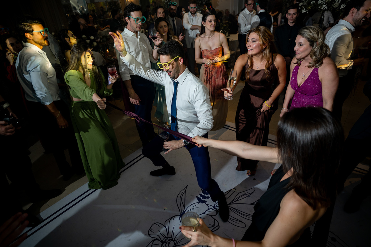 Pista de dança na festa de casamento na Villa Augusta Eventos