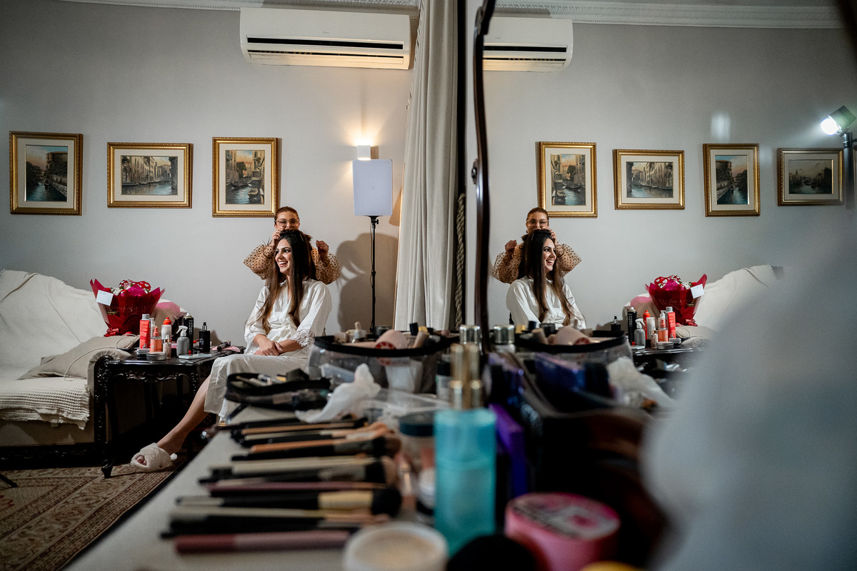 Making of da noiva Ana Carolina antes do casamento em Curitiba