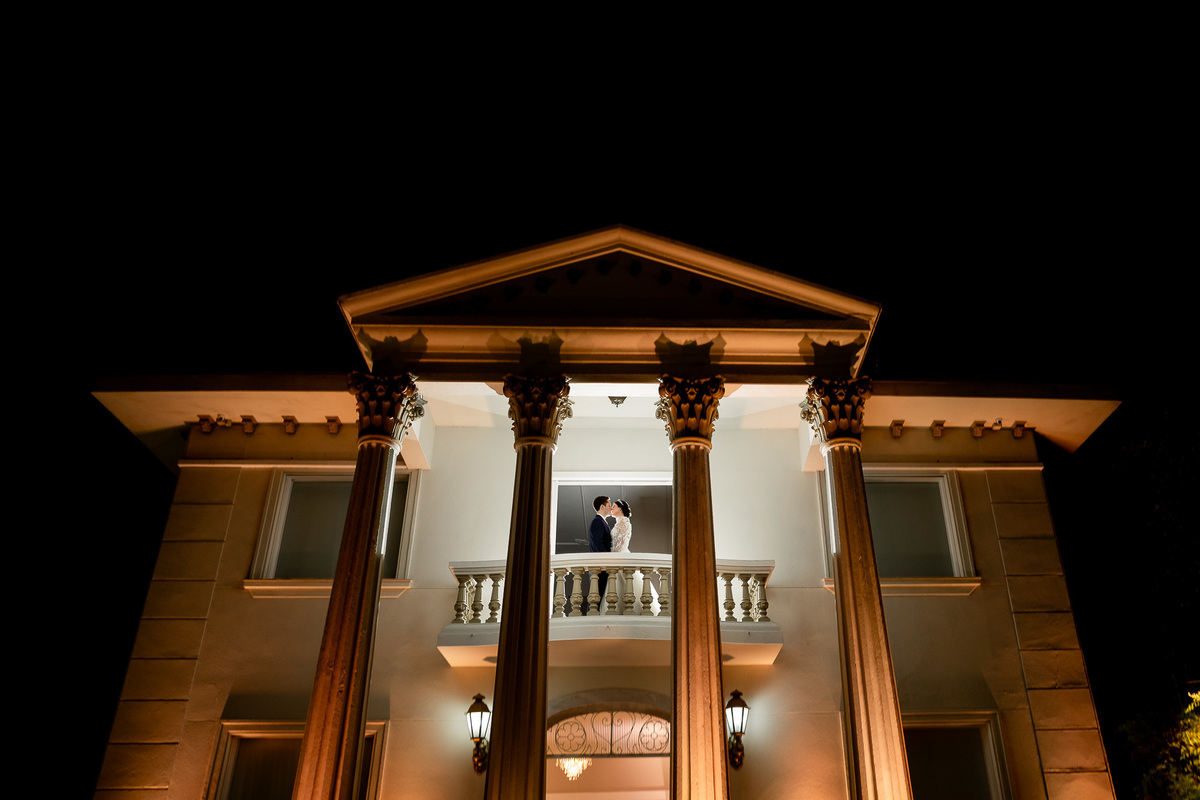 Recepção de casamento na Villa Augusta Eventos, em Curitiba