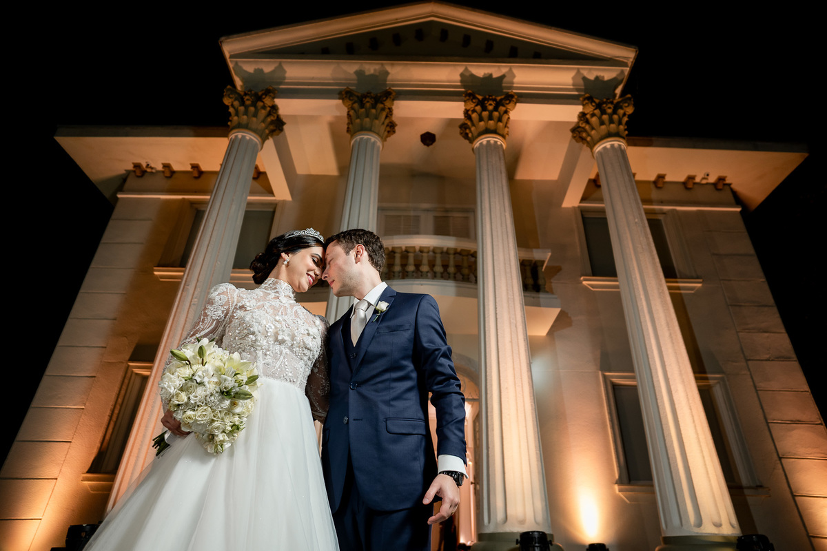 Recepção de casamento na Villa Augusta Eventos, em Curitiba