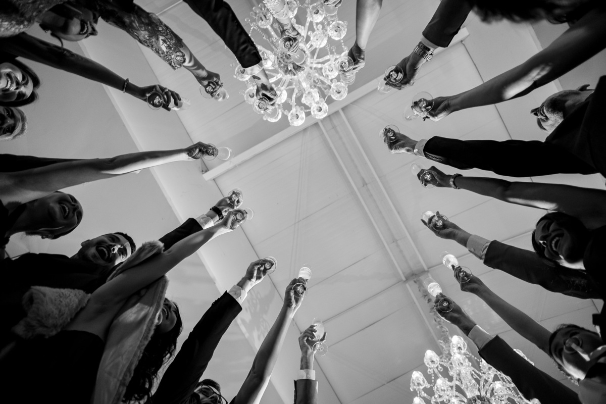 Recepção de casamento na Villa Augusta Eventos, em Curitiba