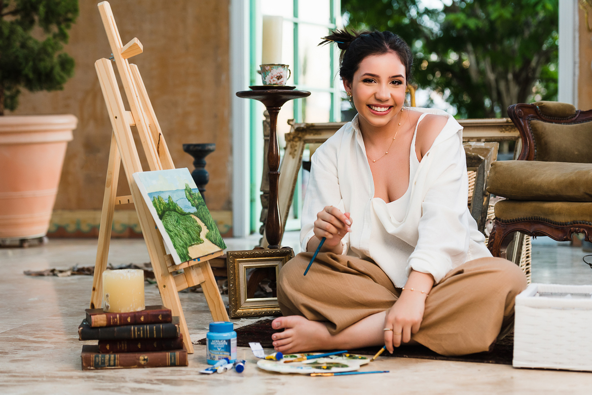 Foto do Ensaio de 15 Anos da Amanda fotografado no Villa Giardini em Brasília DF, por Rafael Steffen Fotografia