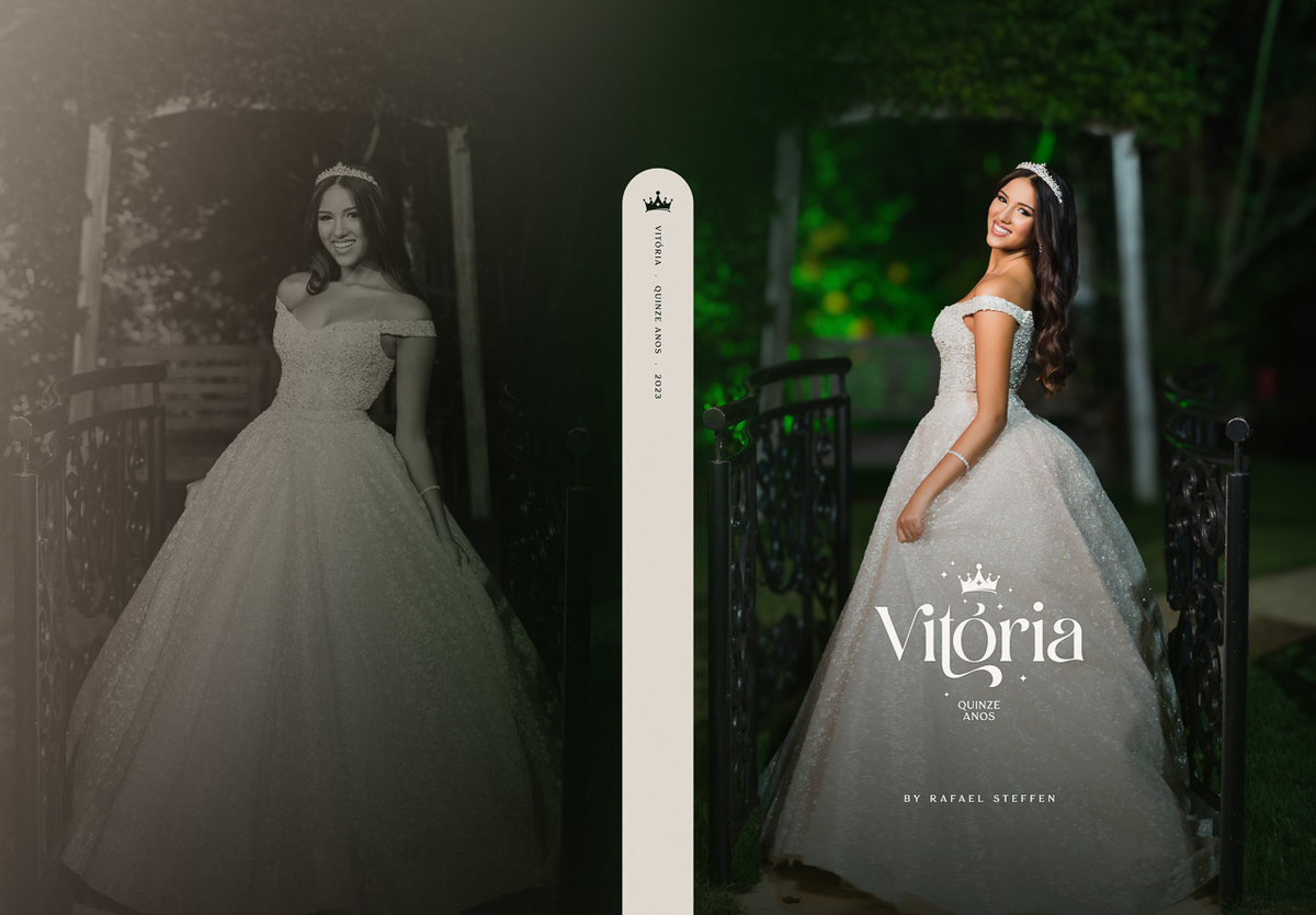 Capa do álbum de 15 Anos da Vitória no Dúnia City Hall em Brasília - DF