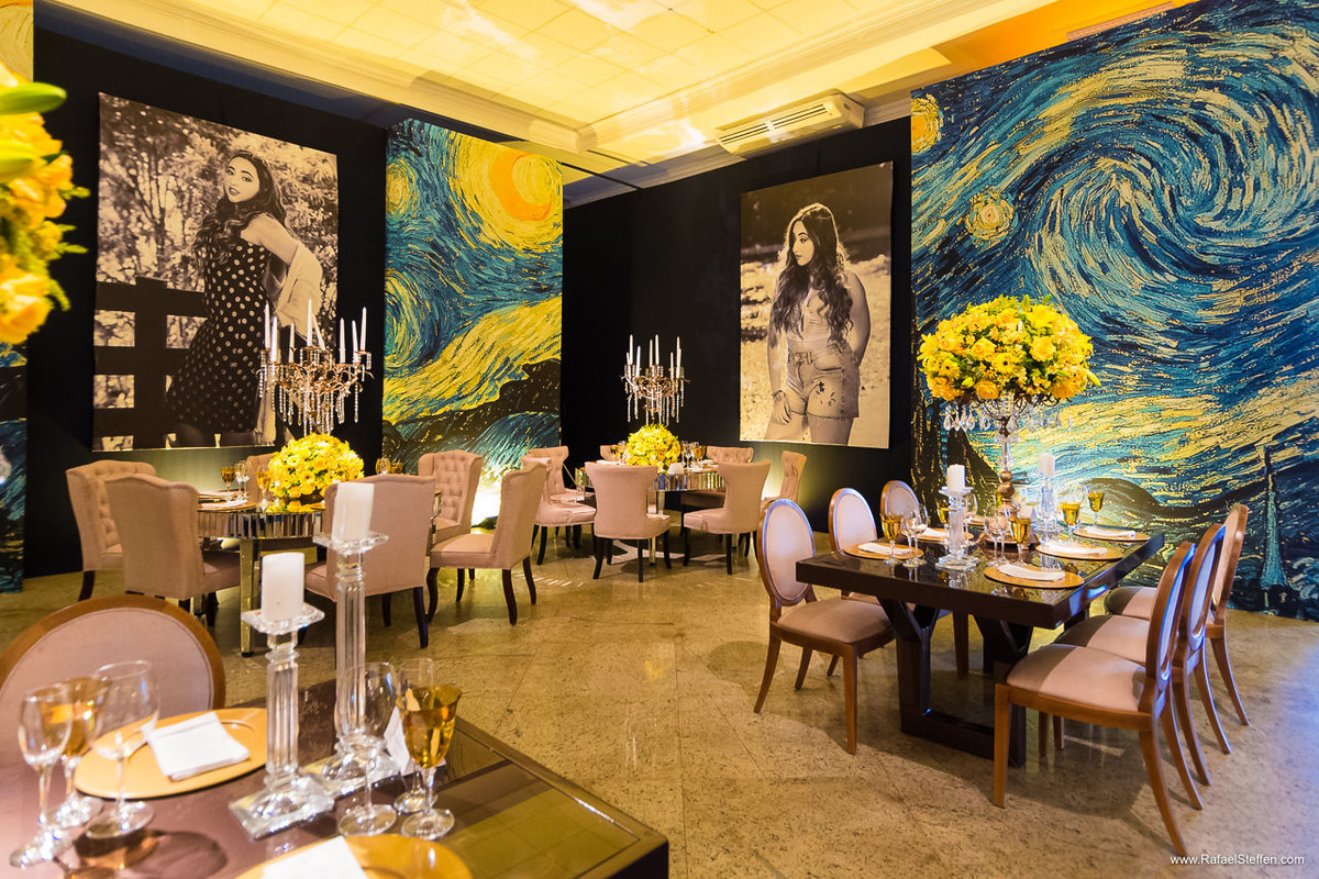 Decoração da Festa de 15 Anos da Maria Luísa no Dúnia Hall em Brasília