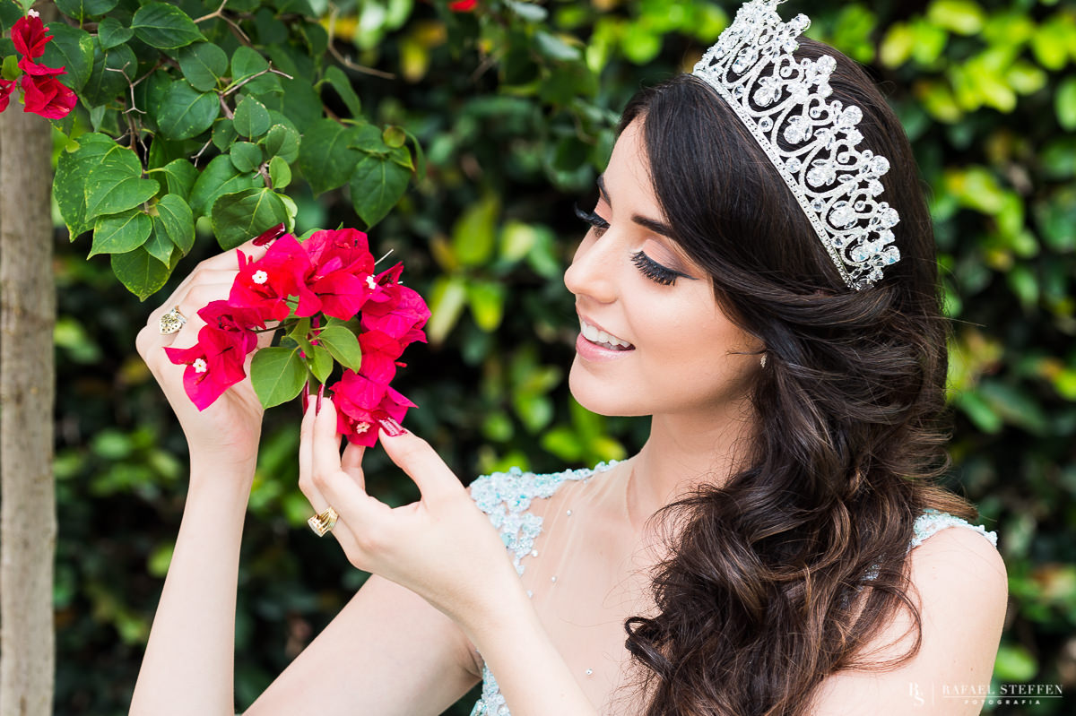 15 Anos Princesa com flor