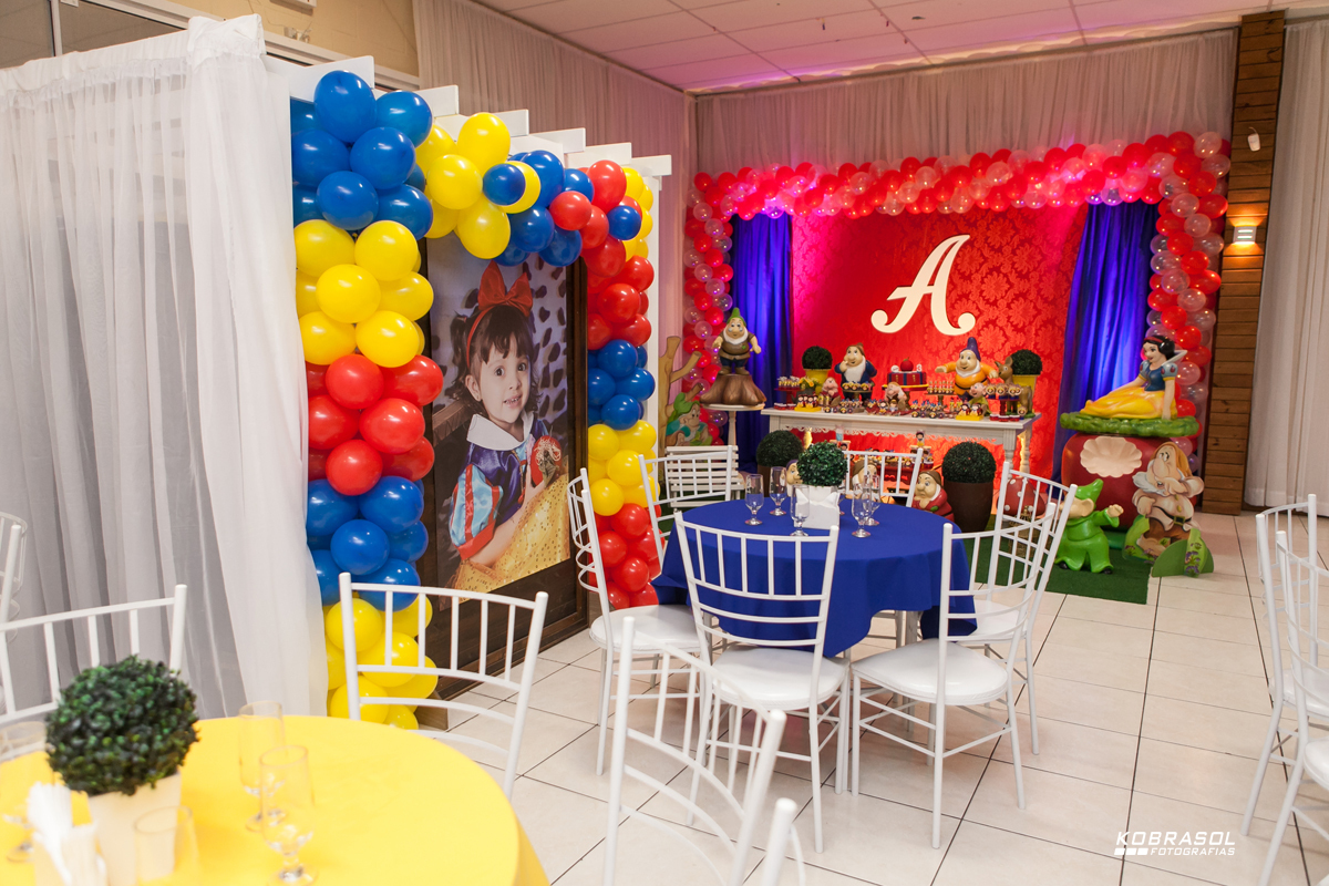 tresanos, terceiroaninho, fotografiainfantil, fotodefesta, festadecriança, brancadeneve, turmadobarulho