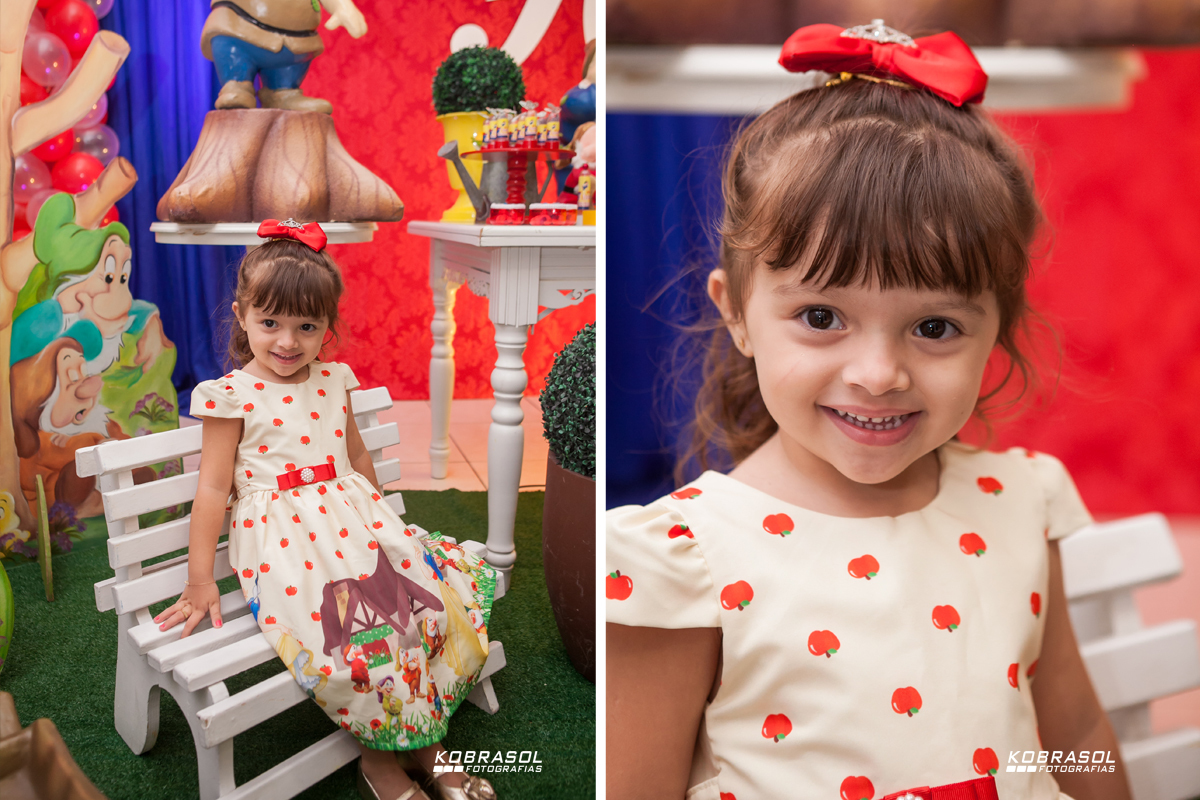 tresanos, terceiroaninho, fotografiainfantil, fotodefesta, festadecriança, brancadeneve, turmadobarulho