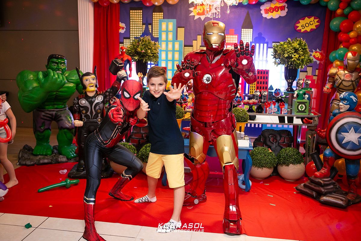 aniversariodezanos, festademenino, marveldecor, superheroifesta, fotografoflorianopolis, fotografodefesta, festainfantil