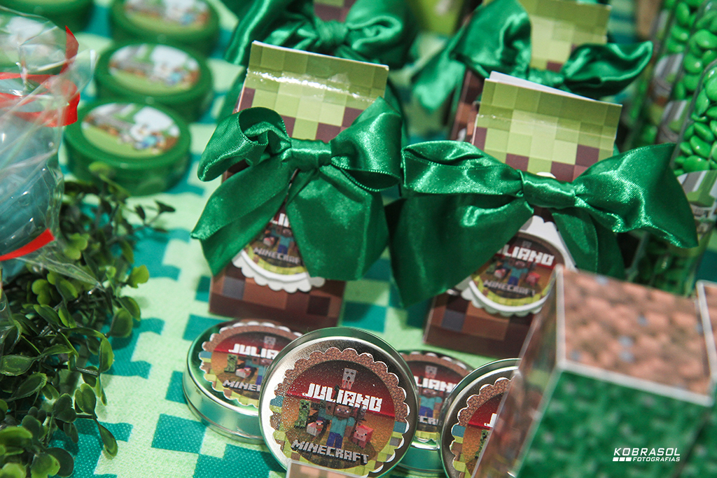 seteanos, seteaninhos, fotografiainfantil, fotodefesta, festainfantil, minecraft