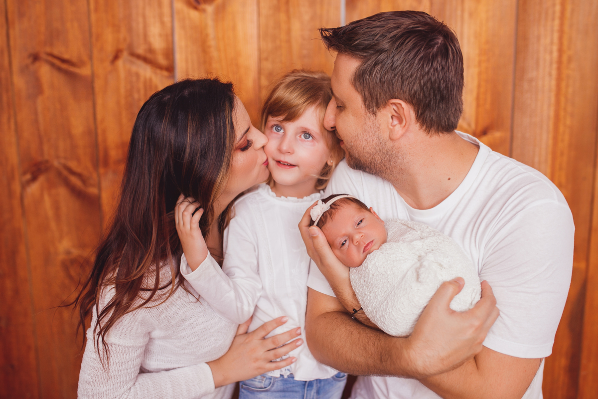 fotografa familia curitiba - newborn estudio menina 